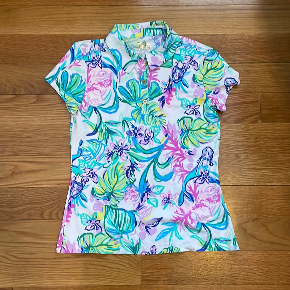 NWT! Lilly Pulitzer Polo Short Sleeve Top